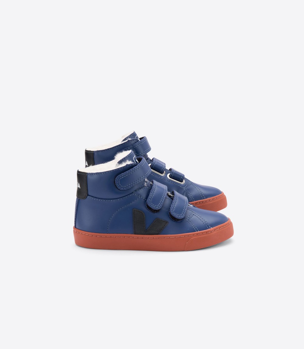 Veja Sneakers Copii - Esplar Mid Fured - Albastri - 1904375-DG